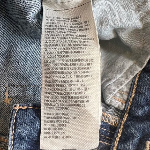 Free People Shorts Womens 26 Denim Cutoff Button Fly Summer Beach Vacation - Picture 12 of 14